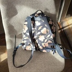 kate spade | Bags | Kate Spade Floral Backpack In Navy And  display picture 3